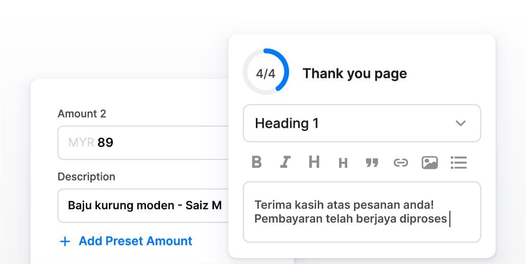 Easy product listing
